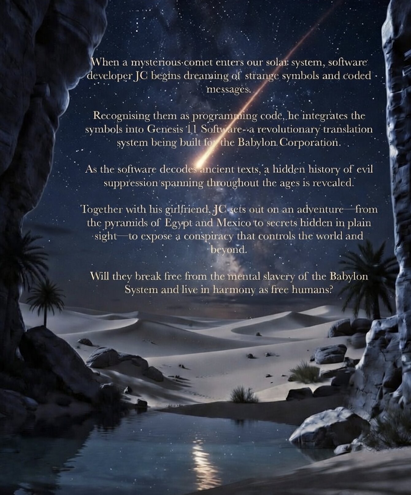 Achterkant van The Babylon System