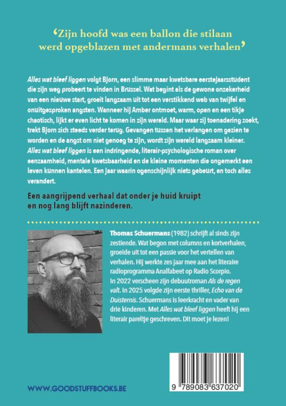 Achterkant van Alles wat bleef liggen