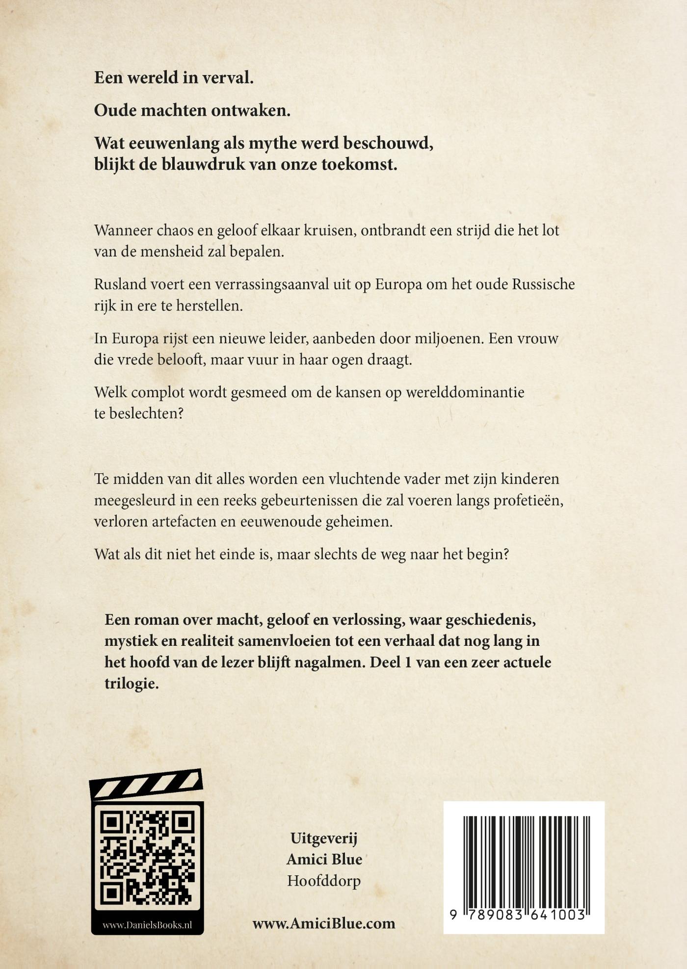 Achterkant van De opkomst van Luci
