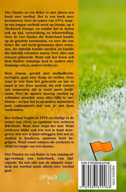 Achterkant van Vier Finales en een Beker