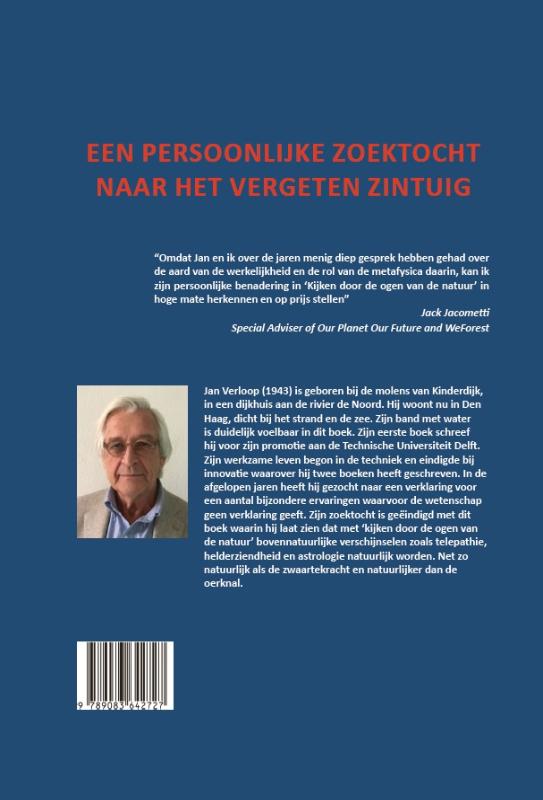 Achterkant van Kijken door de ogen van de natuur