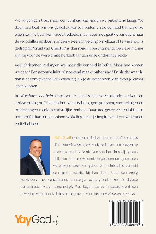Achterkant van Kostbare Eenheid