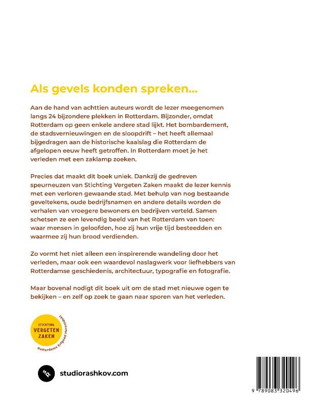 Achterkant van Vergeten Zaken