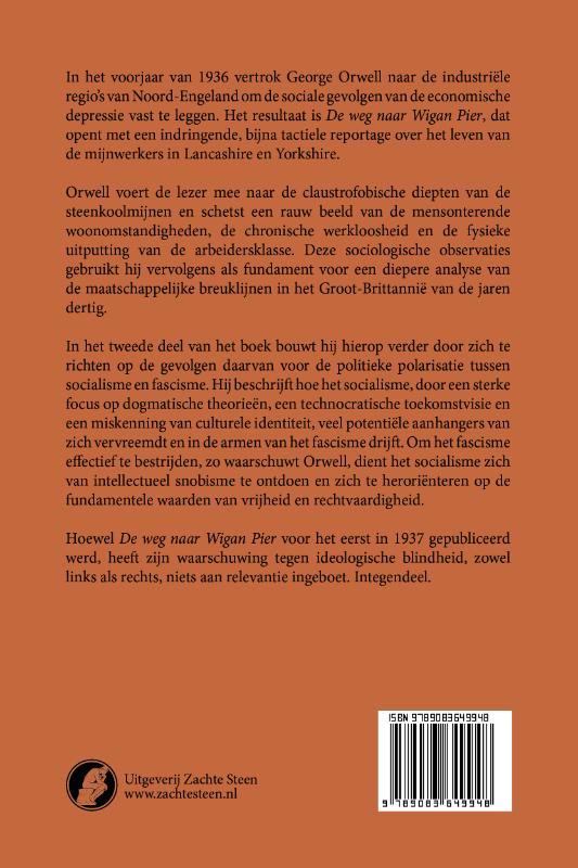 Achterkant van De Weg naar Wigan Pier