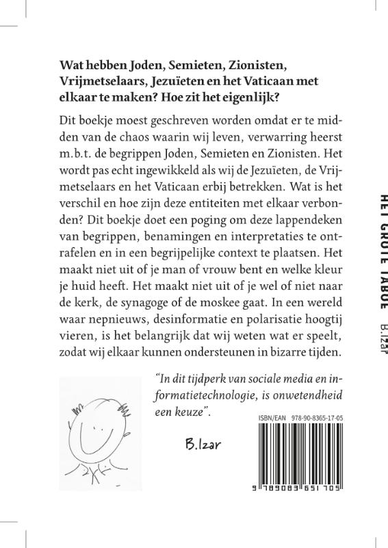 Achterkant van Het grote taboe