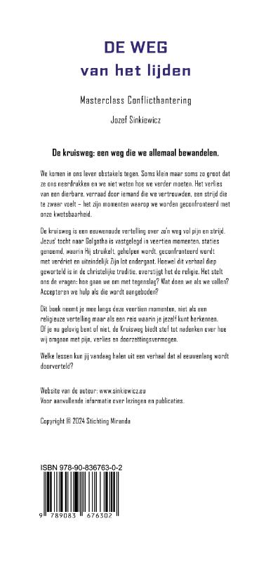 Achterkant van De weg van het lijden