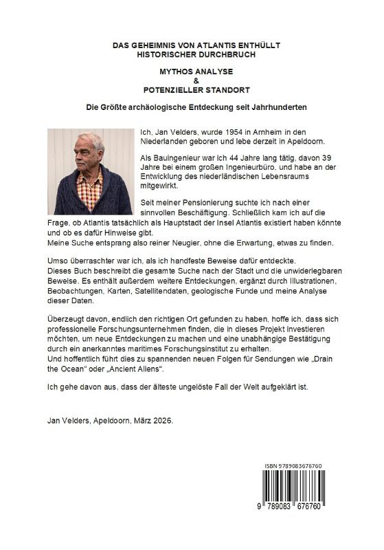 Achterkant van Das Geheimnis von Atlantis enthüllt Historischer Durchbruch