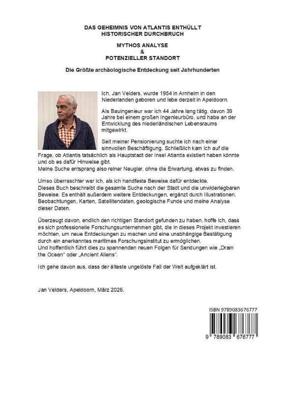 Achterkant van Das Geheimnis von Atlantis enthüllt Historischer Durchbruch
