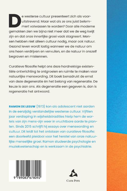 Achterkant van Curatieve filosofie