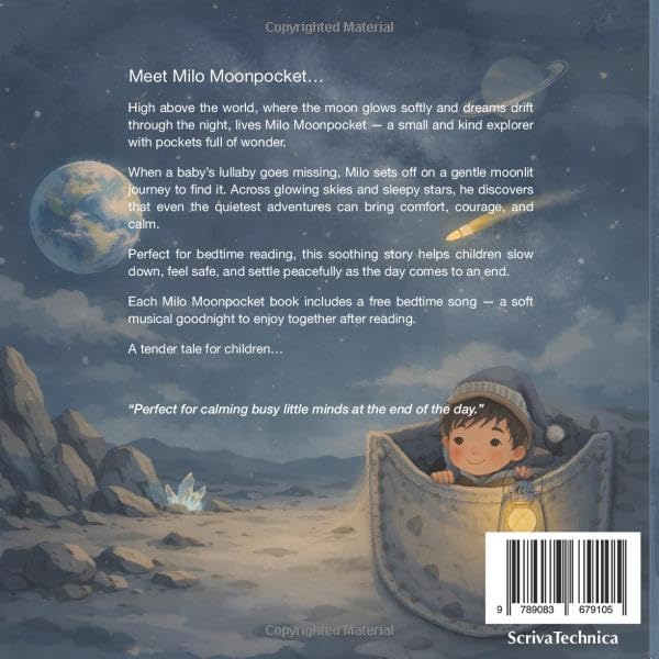 Achterkant van Milo Moonpocket and the Lost Lullaby