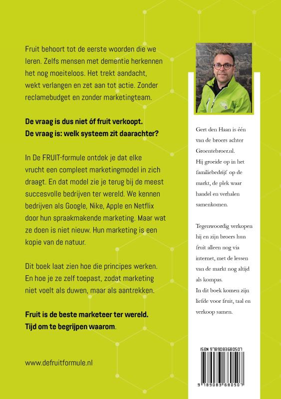 Achterkant van De Fruitformule
