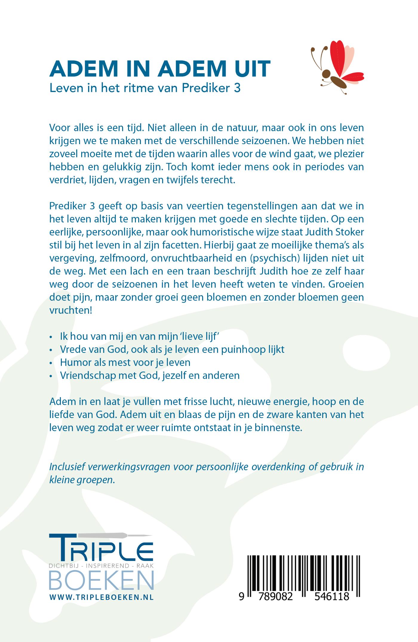 Achterkant van Adem in adem uit