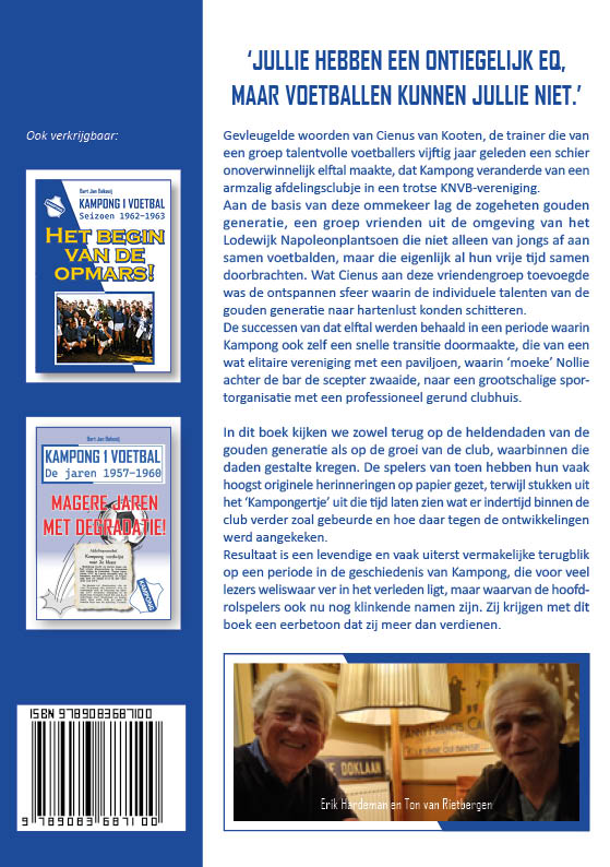 Achterkant van De gouden generatie