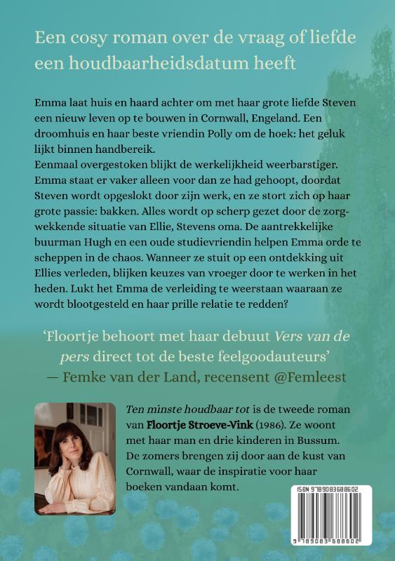 Achterkant van Ten minste houdbaar tot