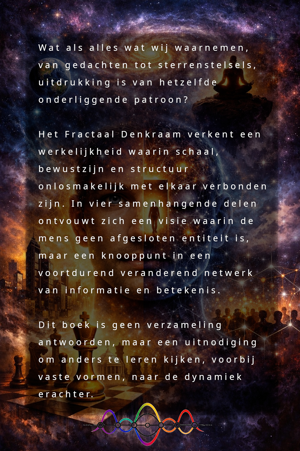 Achterkant van Het Fractaal Denkraam