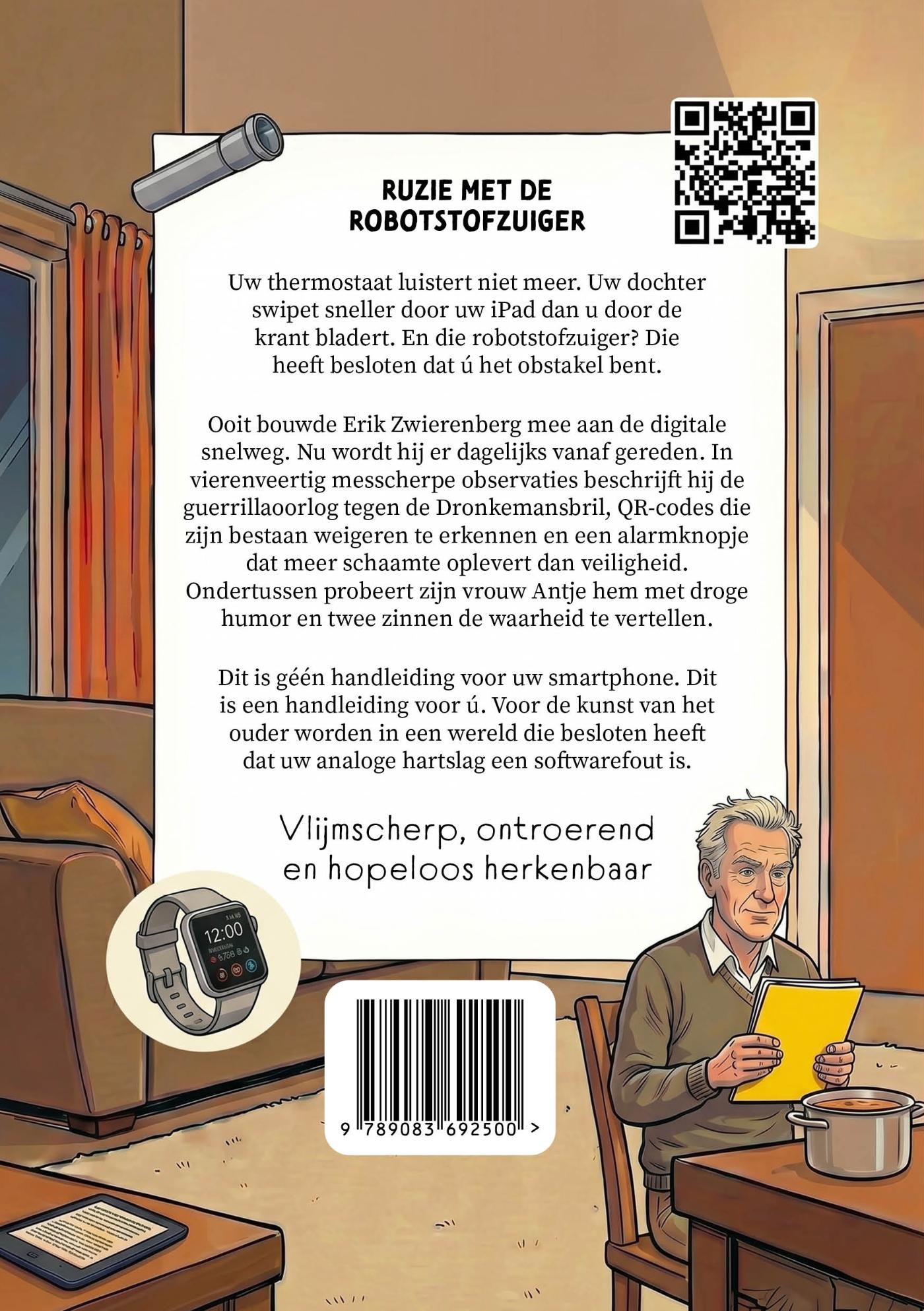 Achterkant van Ruzie met de Robotstofzuiger