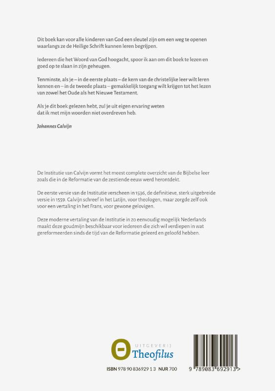 Achterkant van Institutie