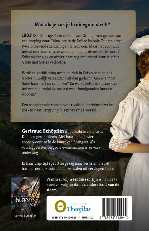 Achterkant van Wanneer wij weer zussen zijn