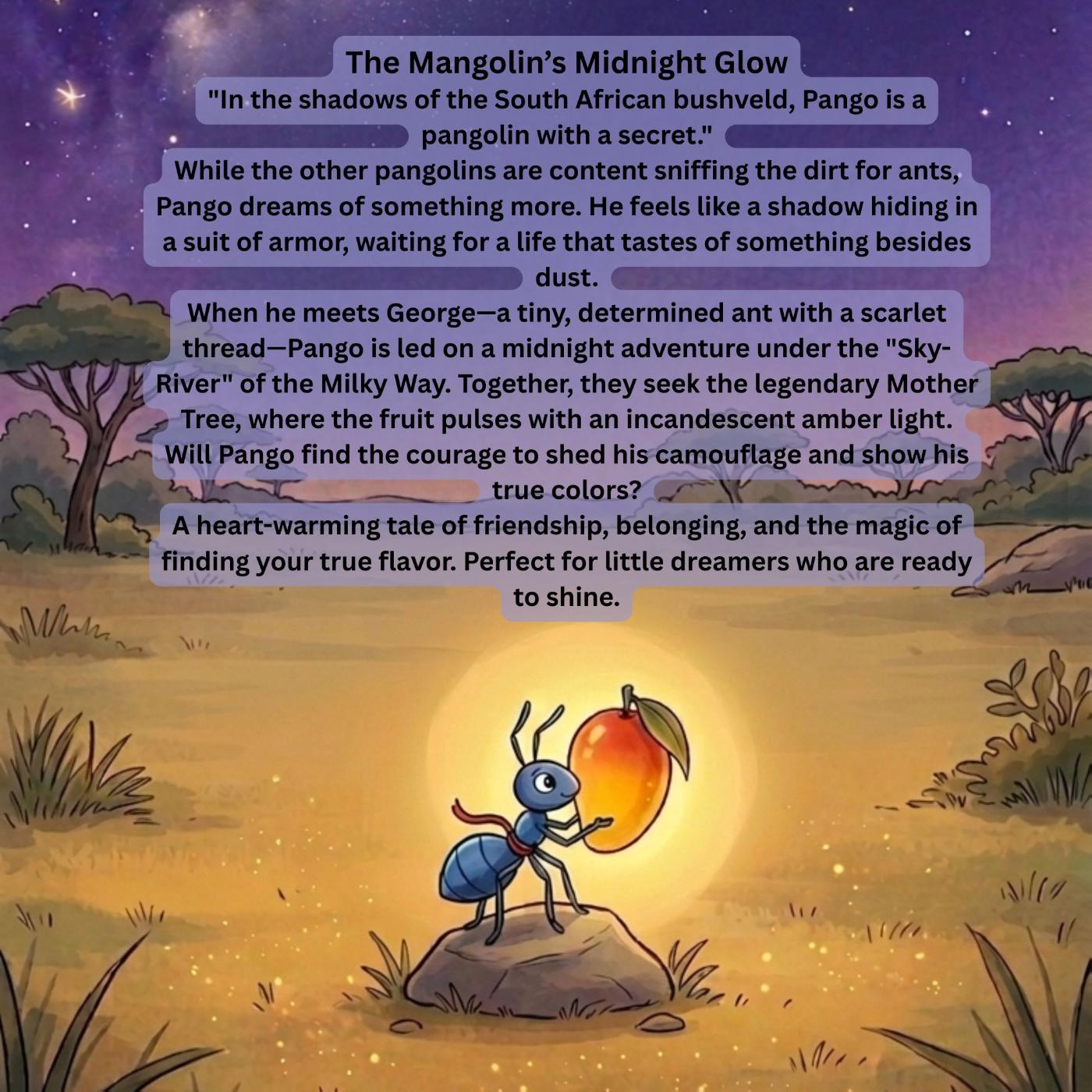 Achterkant van The Mangolin's Midnight Glow