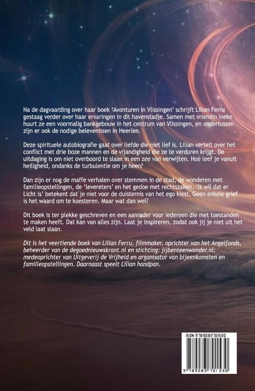 Achterkant van Ik wil dat er licht is