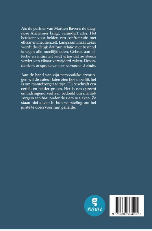 Achterkant van Wij samen en Alzheimer