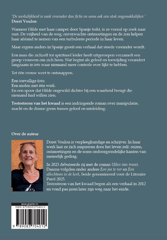 Achterkant van Testosteron van het kwaad