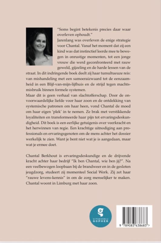 Achterkant van Overleven, zoeken, vallen en opnieuw beginnen