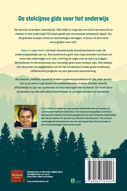 Achterkant van Baas in eigen brein