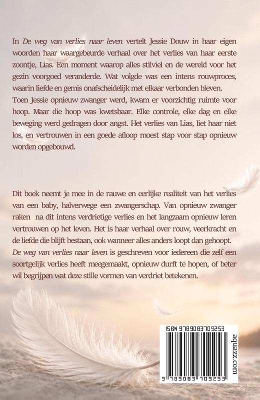 Achterkant van De weg van verlies naar leven