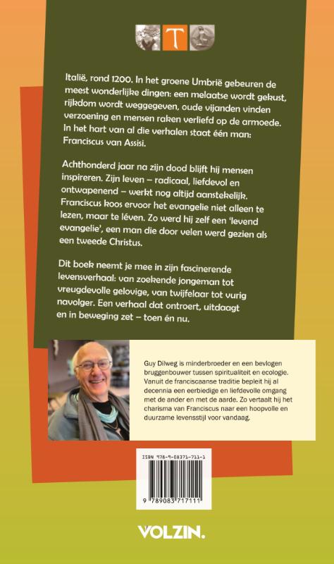 Achterkant van Franciscus van Assisi