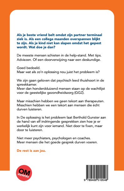 Achterkant van De oplossing is het probleem