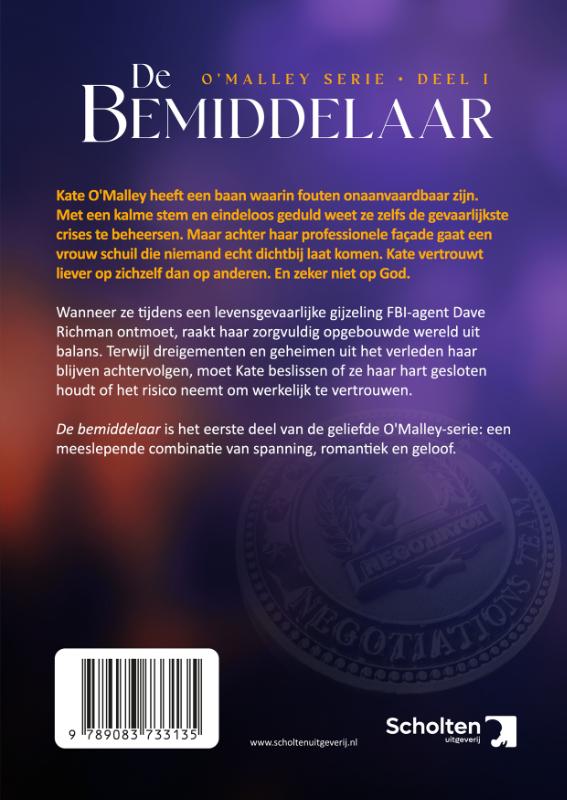 Achterkant van De bemiddelaar