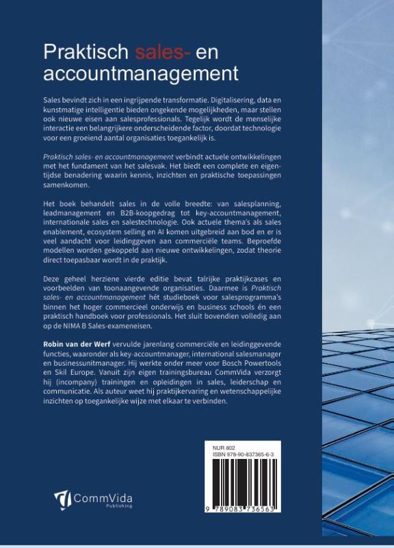 Achterkant van Praktisch sales- en accountmanagement