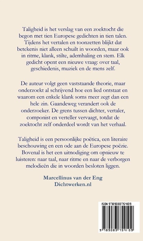 Achterkant van Taligheid