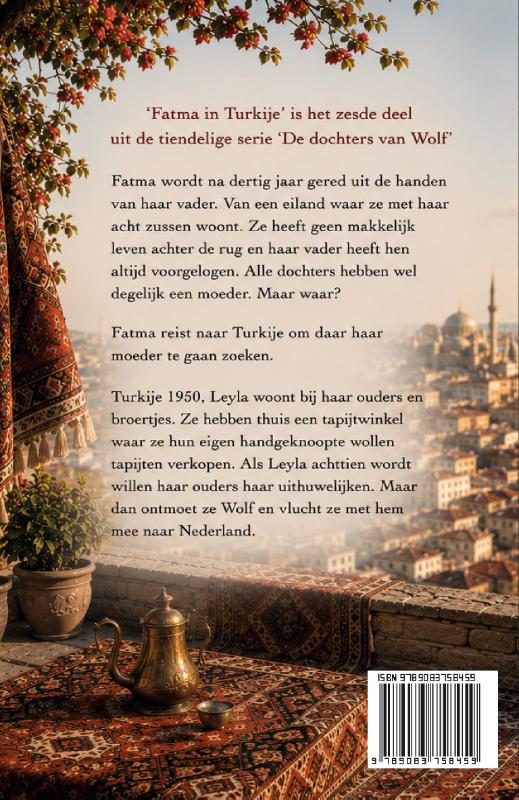 Achterkant van Fatma in Turkije