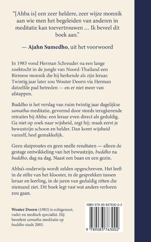 Achterkant van Buddho