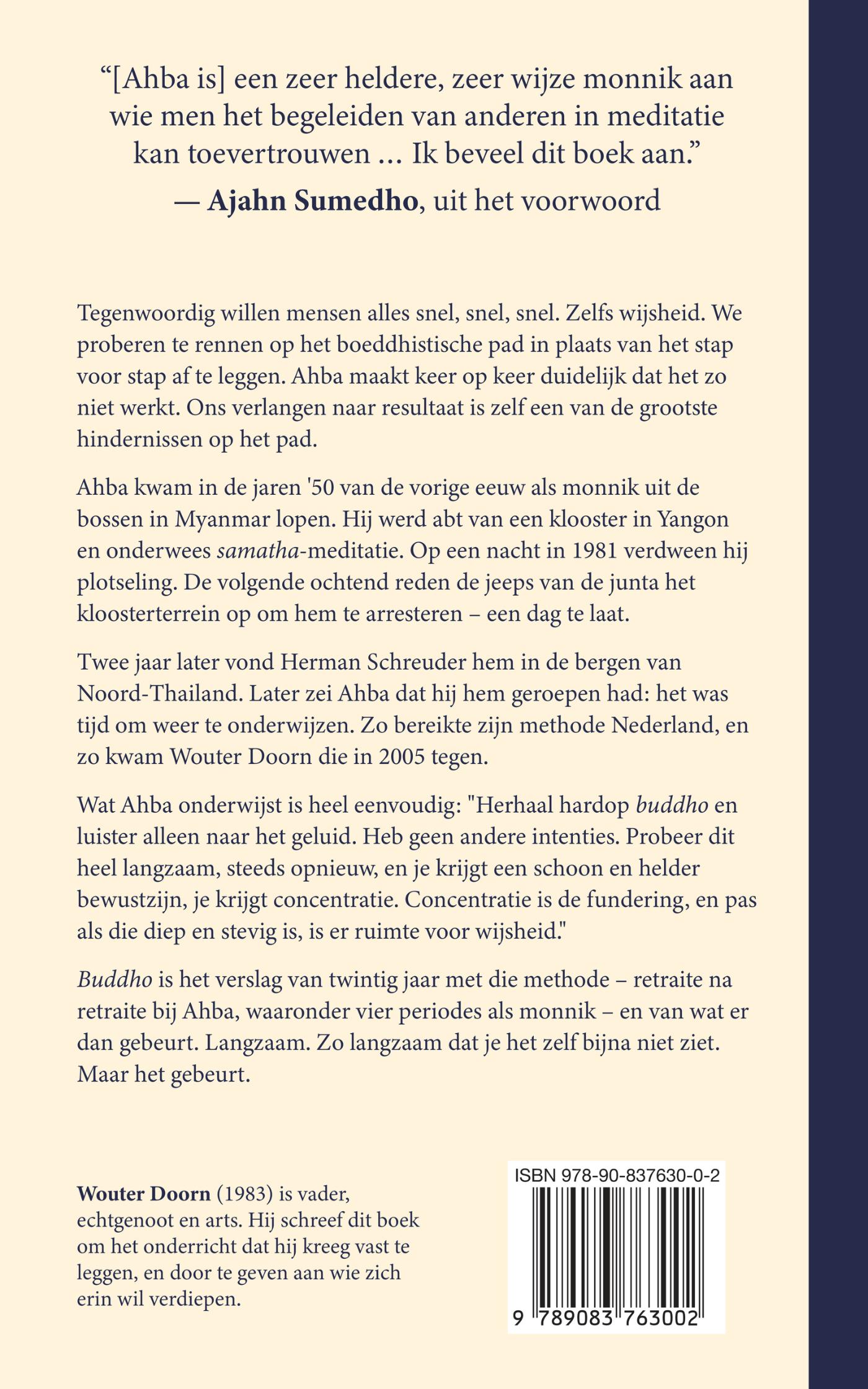 Achterkant van Buddho