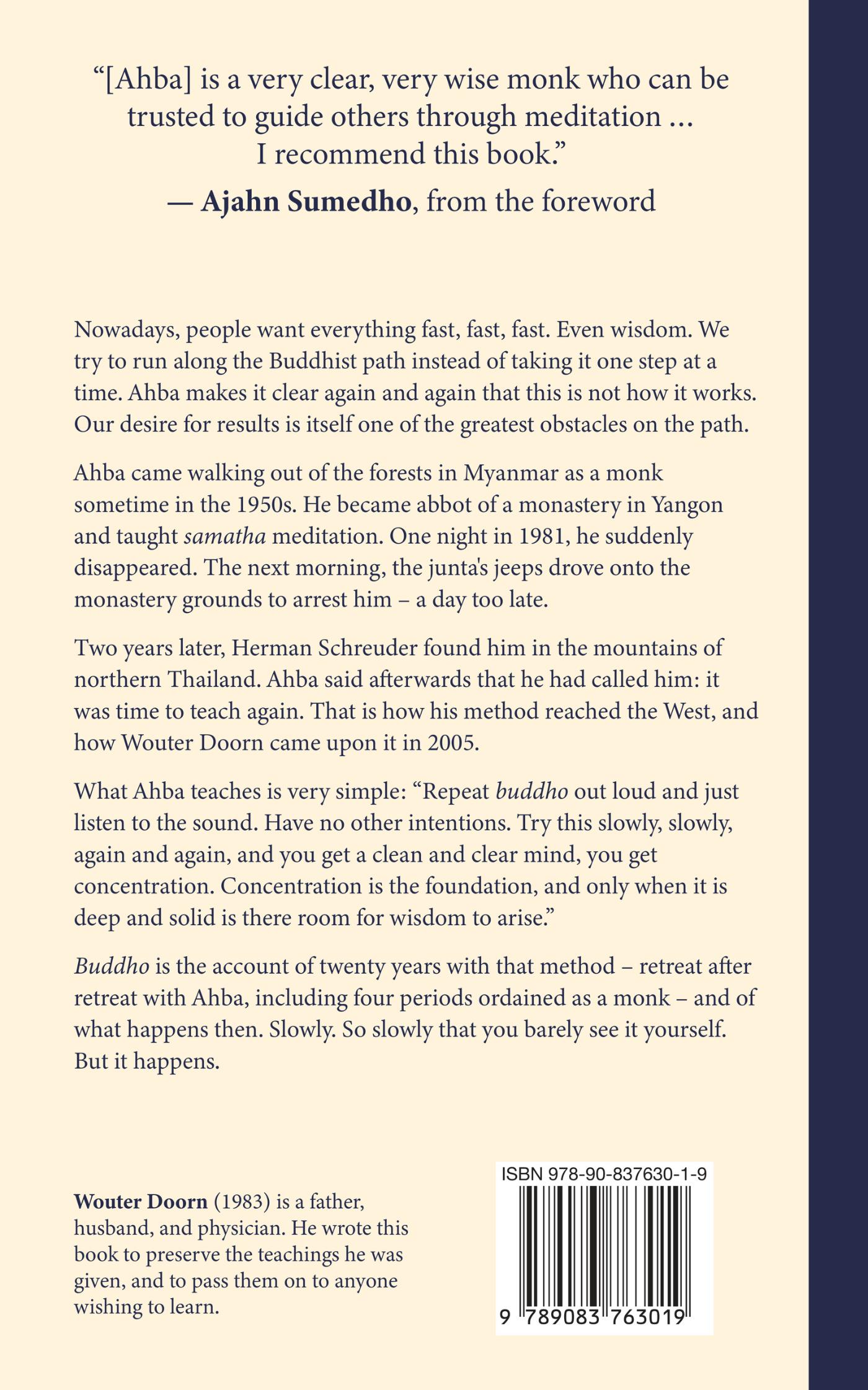 Achterkant van Buddho
