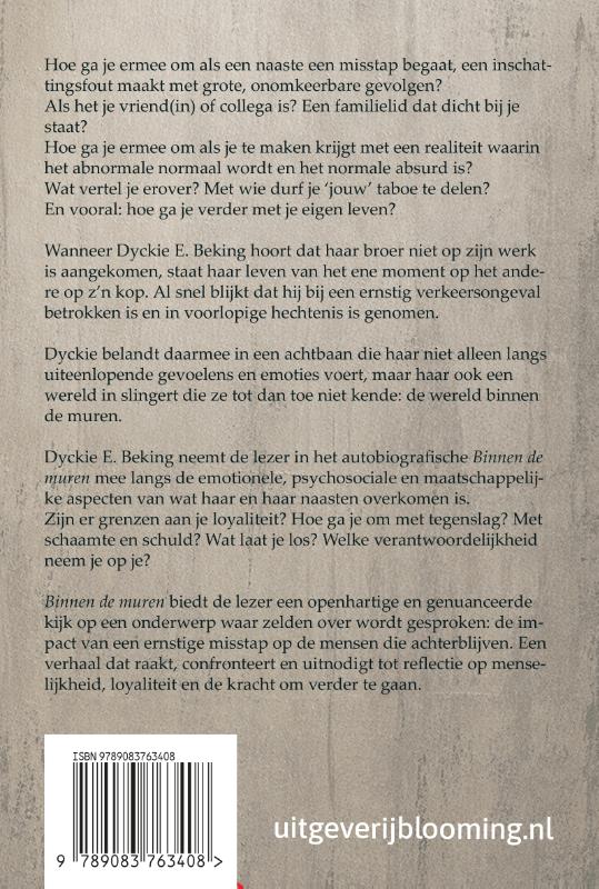 Achterkant van Binnen de muren