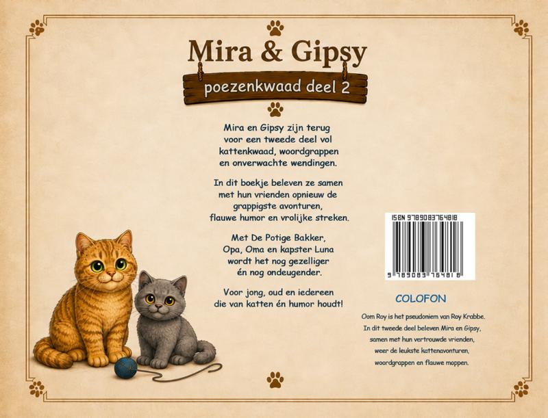 Achterkant van Mira & Gipsy