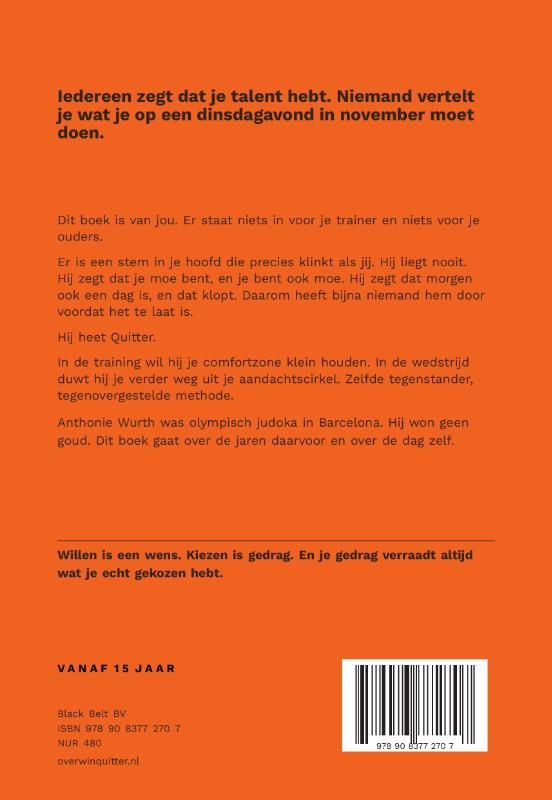 Achterkant van De tegenstander die je niet ziet