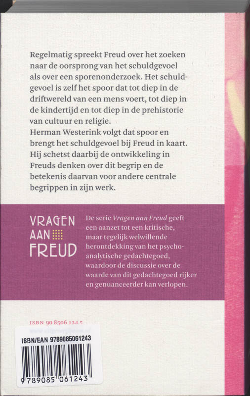 Achterkant van Het schuldgevoel bij Freud