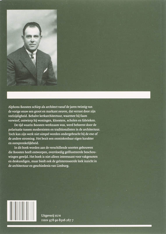Achterkant van Alphons Boosten, architect (1893-1951)