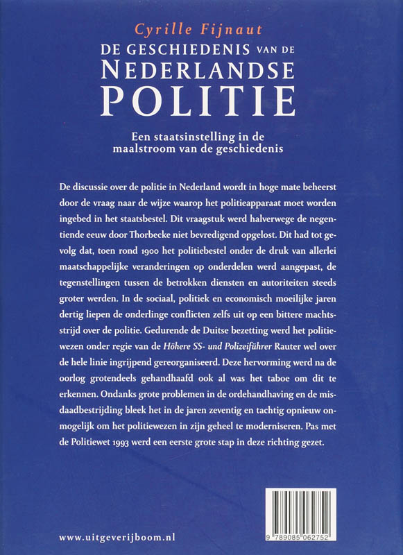 Achterkant van Een staatsinstelling in de maalstroom van de geschiedenis