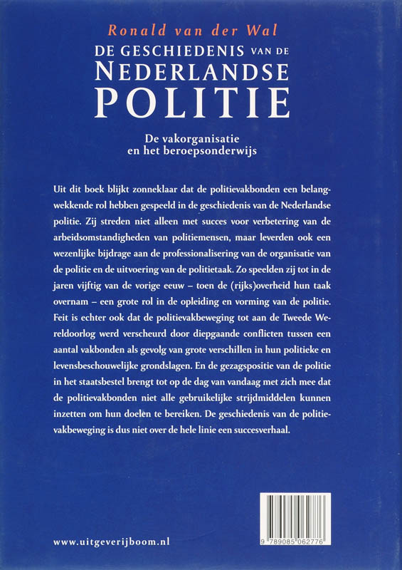 Achterkant van De vakorganisatie en het beroepsonderwijs