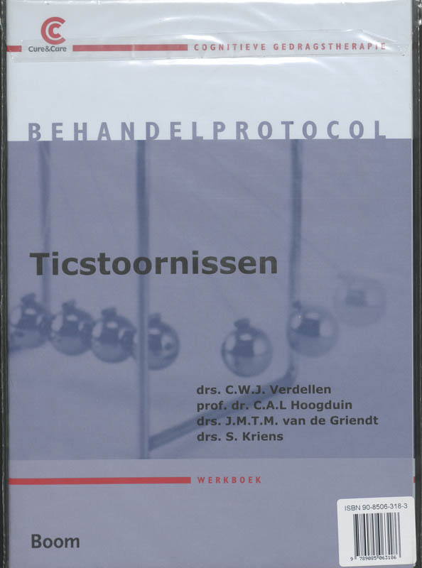 Achterkant van Werkboek + Therapeutenboek