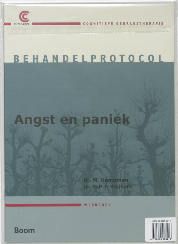 Achterkant van Behandelprotocol angst en paniek