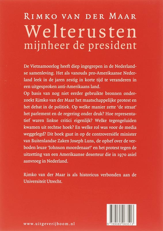 Achterkant van Welterusten, mijnheer de president