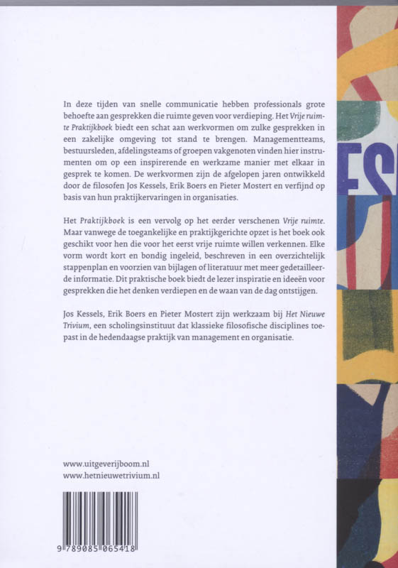 Achterkant van praktijkboek