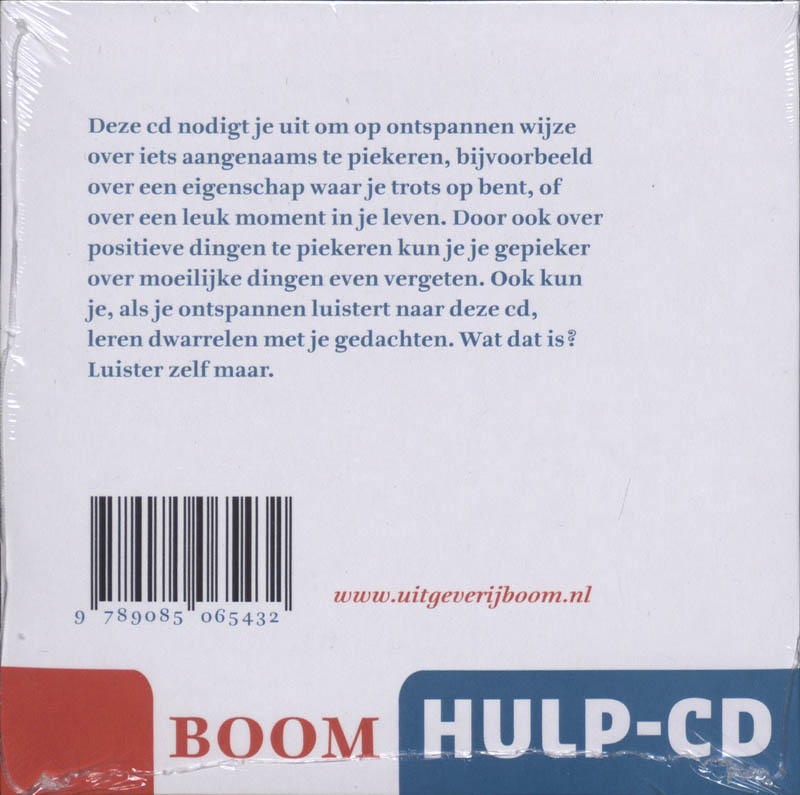 Achterkant van Positief piekeren